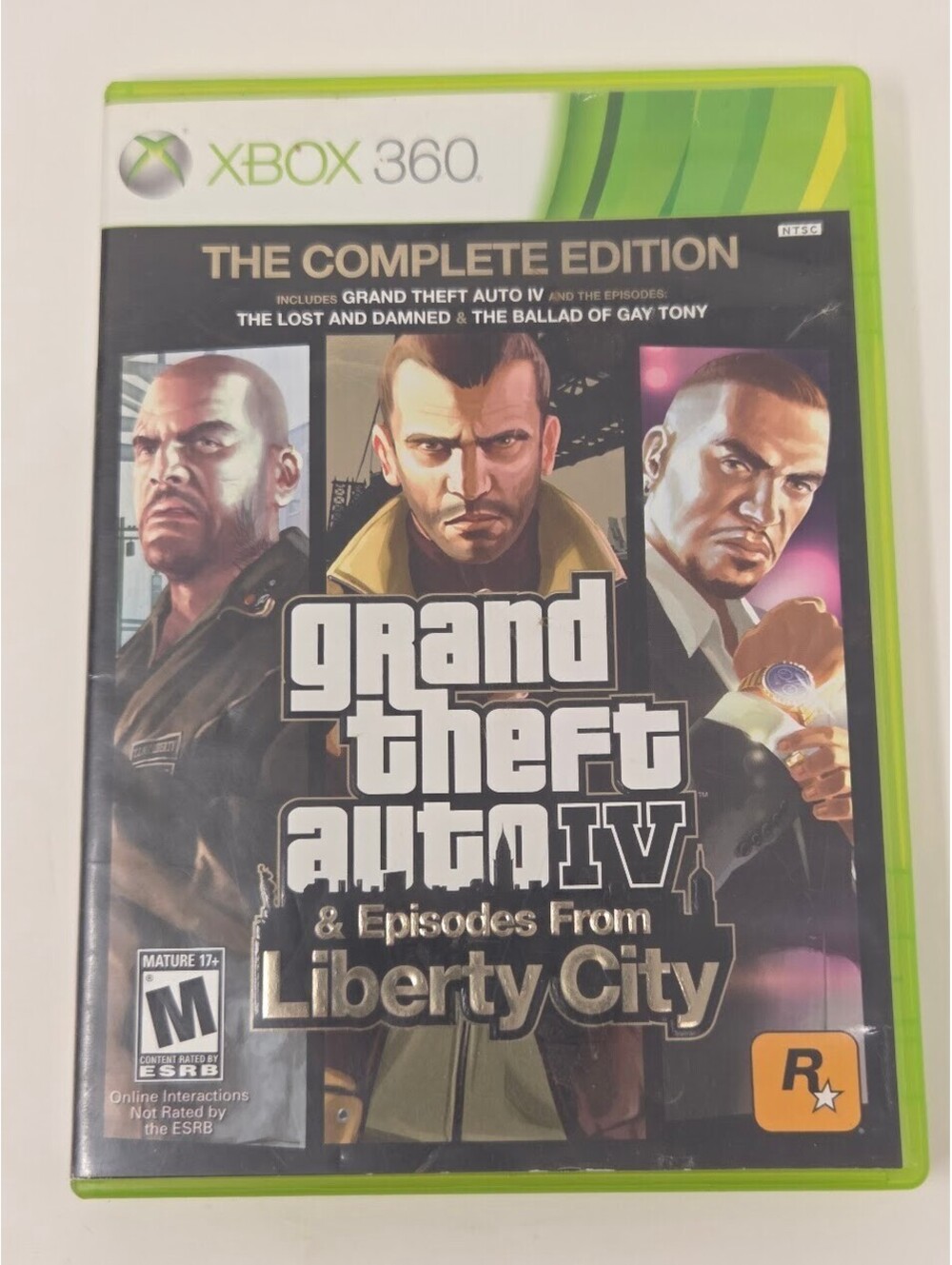 GTA IV Complete Edition Xbox 360 Episodes From Liberty City Single Disc Case